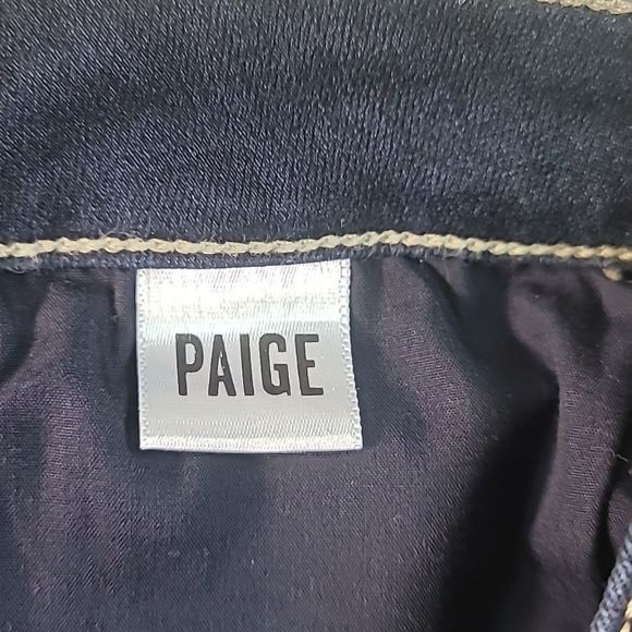 PAIGE Womens HOXTON ANKLE High-Rise Skinny Charing Dark Blue Jeans‎ 28 - Picture 9 of 14